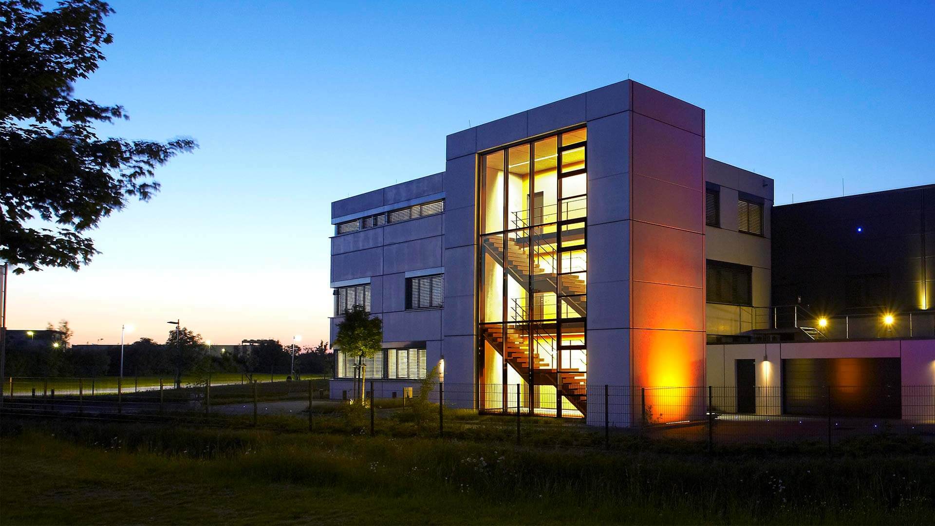 aixFOAM ljudisolering - Den toppmoderna produktionsbyggnaden i Eschweiler, Tyskland