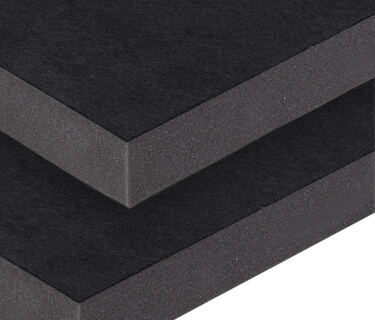 Ljudabsorbent med textil yta BLACK Tec Ljudabsorbent med textil yta för teknisk ljuddämpning