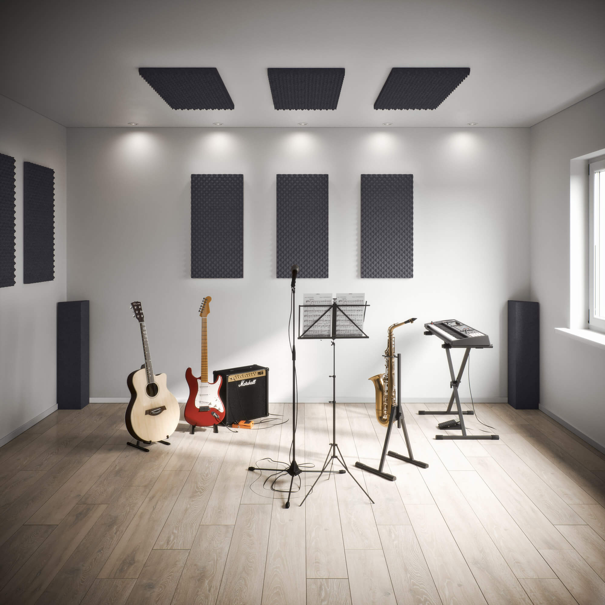 Ljuddampningsset For Musiker Optimal Akustik For Hobbymusiker Och Proffs