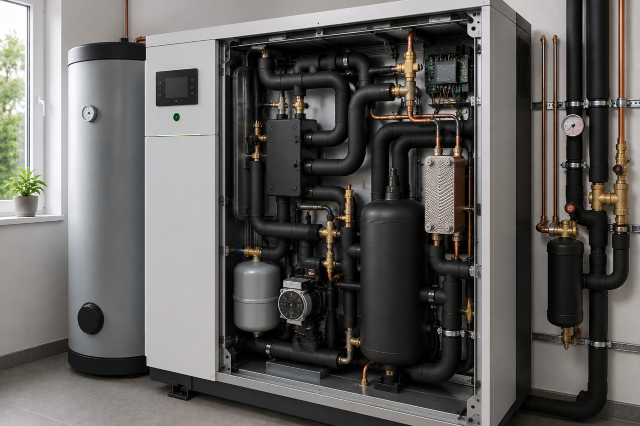 aixFOAM Technics isolering för värme- och kylpumpar