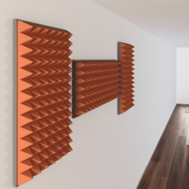 Absorber med modernt pyramidprofil